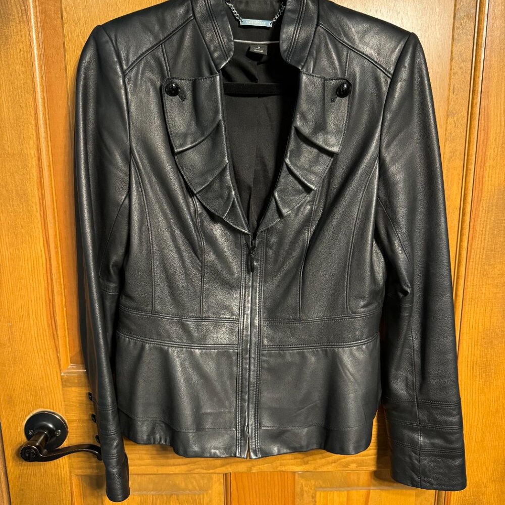 White House Black Market (WHBM) Geniune Leather Jacket - Size Small